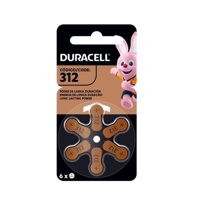 Set Pilas audífono Nº 312 Duracell