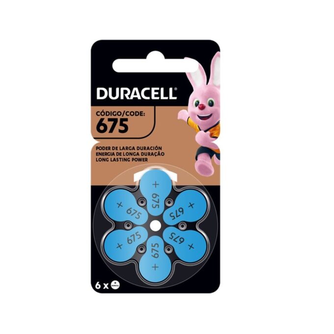 Set Pilas audífono Nº 675 Duracell