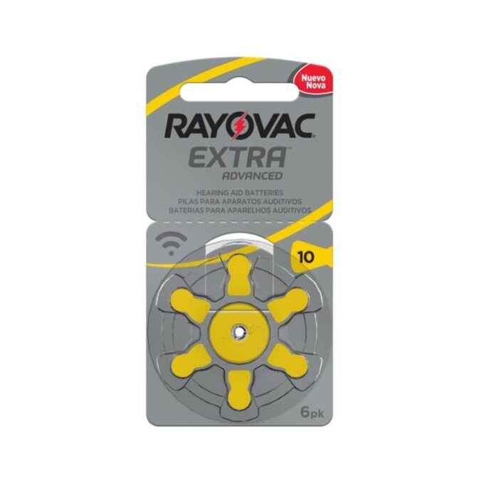 Set Pilas audífono Nº 10 Rayovac