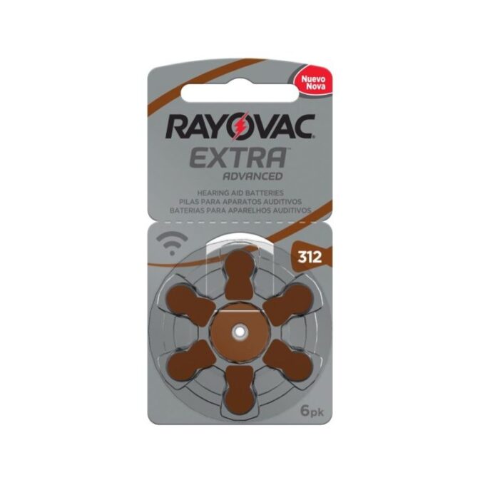 Set Pilas audífono Nº 312 Rayovac